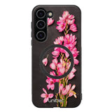 Samsung Galaxy S23 Plus kukka suojakuoret - Pink Flowers