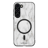 Samsung Galaxy S23 Plus marmori suojakuoret - White Marble