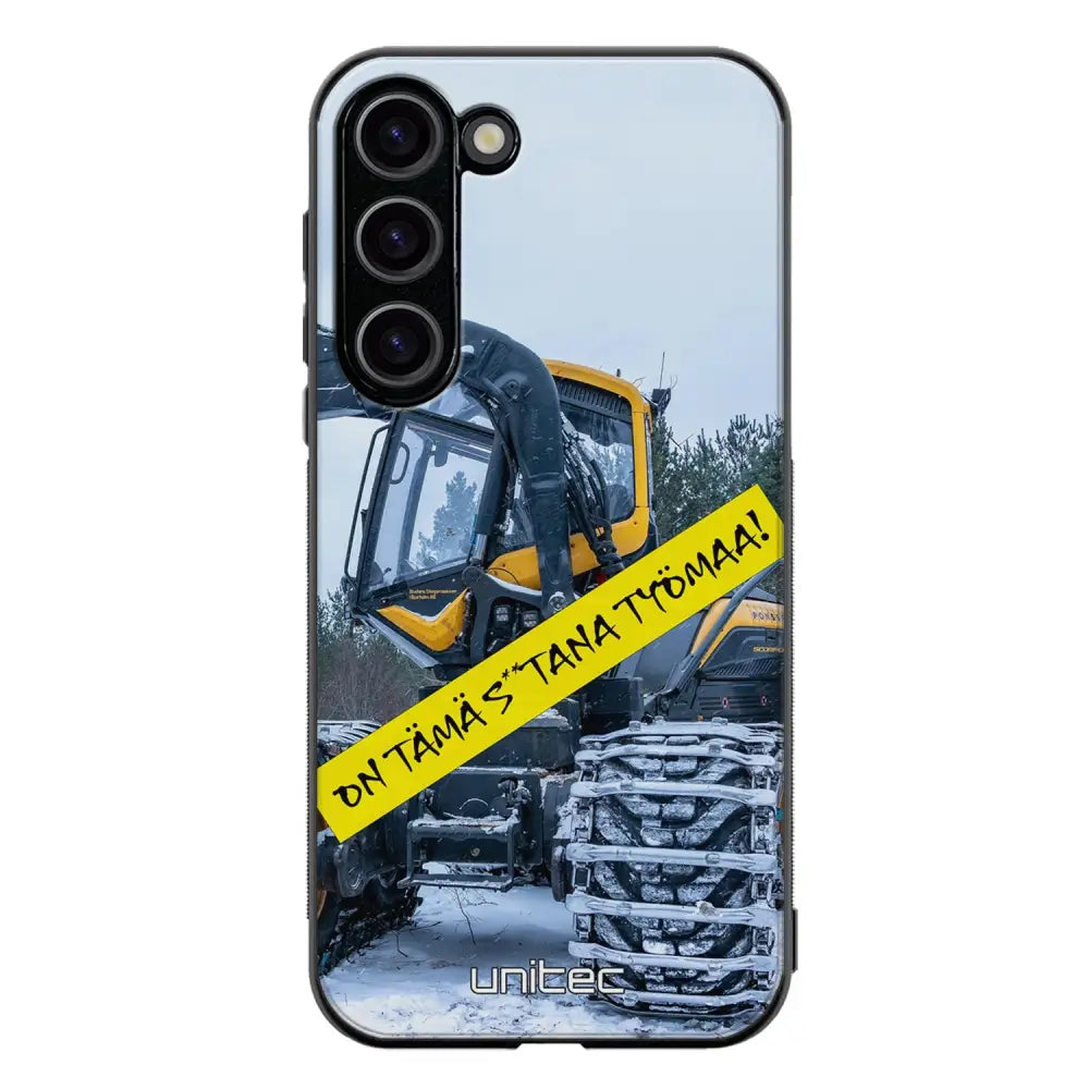 Samsung Galaxy S23 Plus meemi suojakuoret - Työmaa - Ei