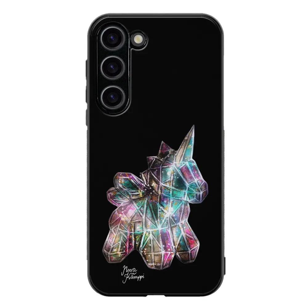 Samsung Galaxy S23 Plus unicorn suojakuoret - Musta - Noora Kämppi - Ei