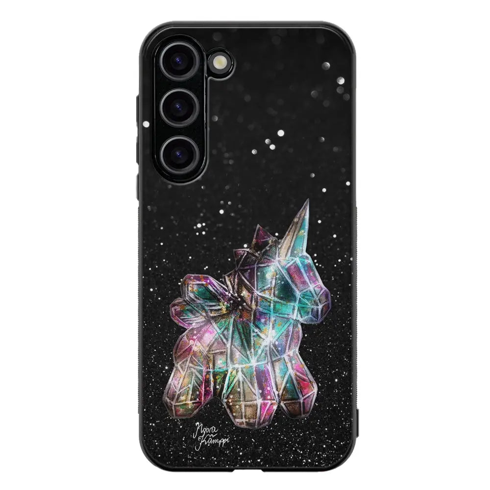 Samsung Galaxy S23 Plus unicorn suojakuoret - Valkoinen - Noora Kämppi - Ei