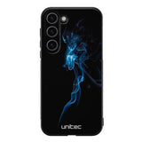 Samsung Galaxy S23 suojakuoret - Blue Smoke On Black - Ei