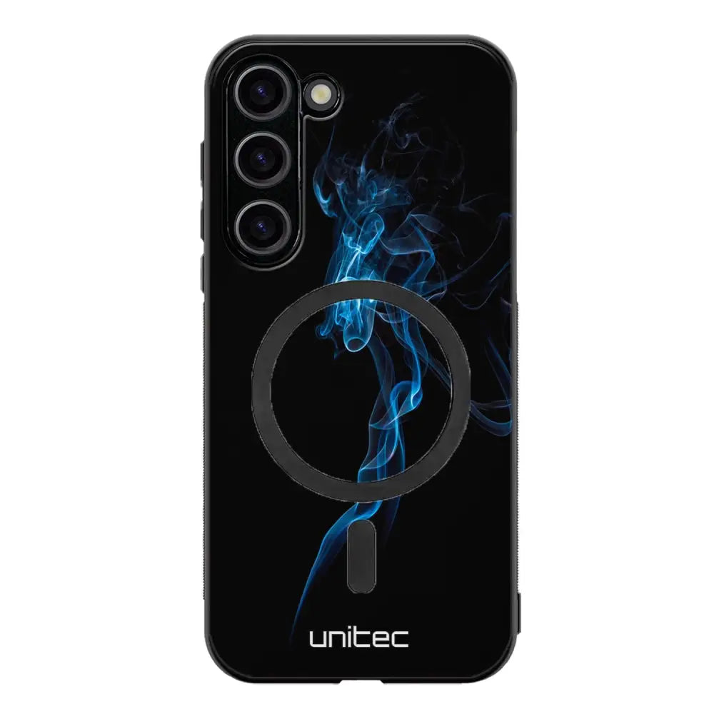 Samsung Galaxy S23 suojakuoret - Blue Smoke On Black