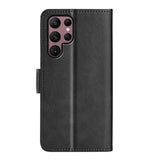 Samsung Galaxy S23 Ultra 5G Lompakko Suojakuori - Musta