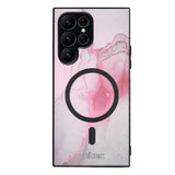 Samsung Galaxy S23 Ultra marmori suojakuoret - Pink Pok Rie