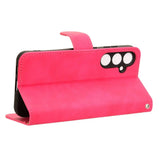 Pinkki lompakko suojakuori Samsung Galaxy S24 FE 5G:lle kameraleikkauksilla