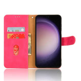 Pinkki lompakko suojakuori Samsung Galaxy S24 FE 5G:llä, korttipaikat ja flip-cover