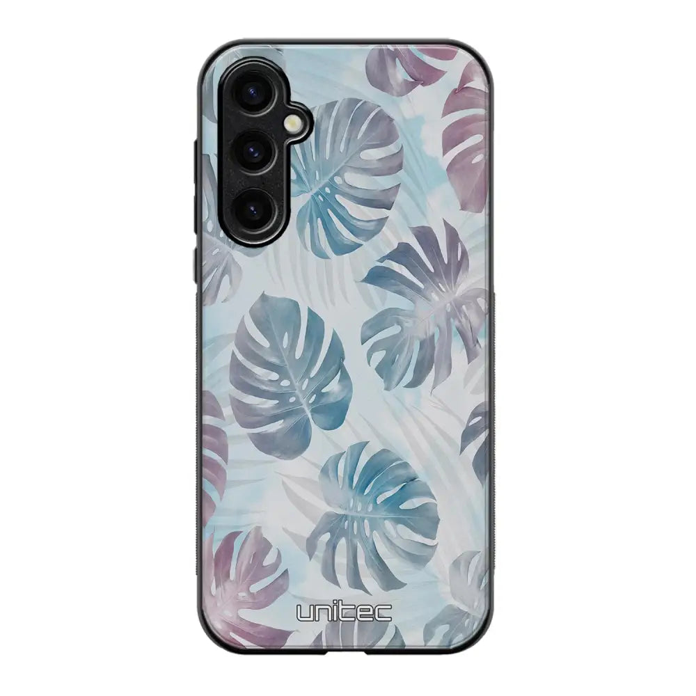 Samsung Galaxy S24 Plus kukka suojakuoret - Monstera Texture - Ei