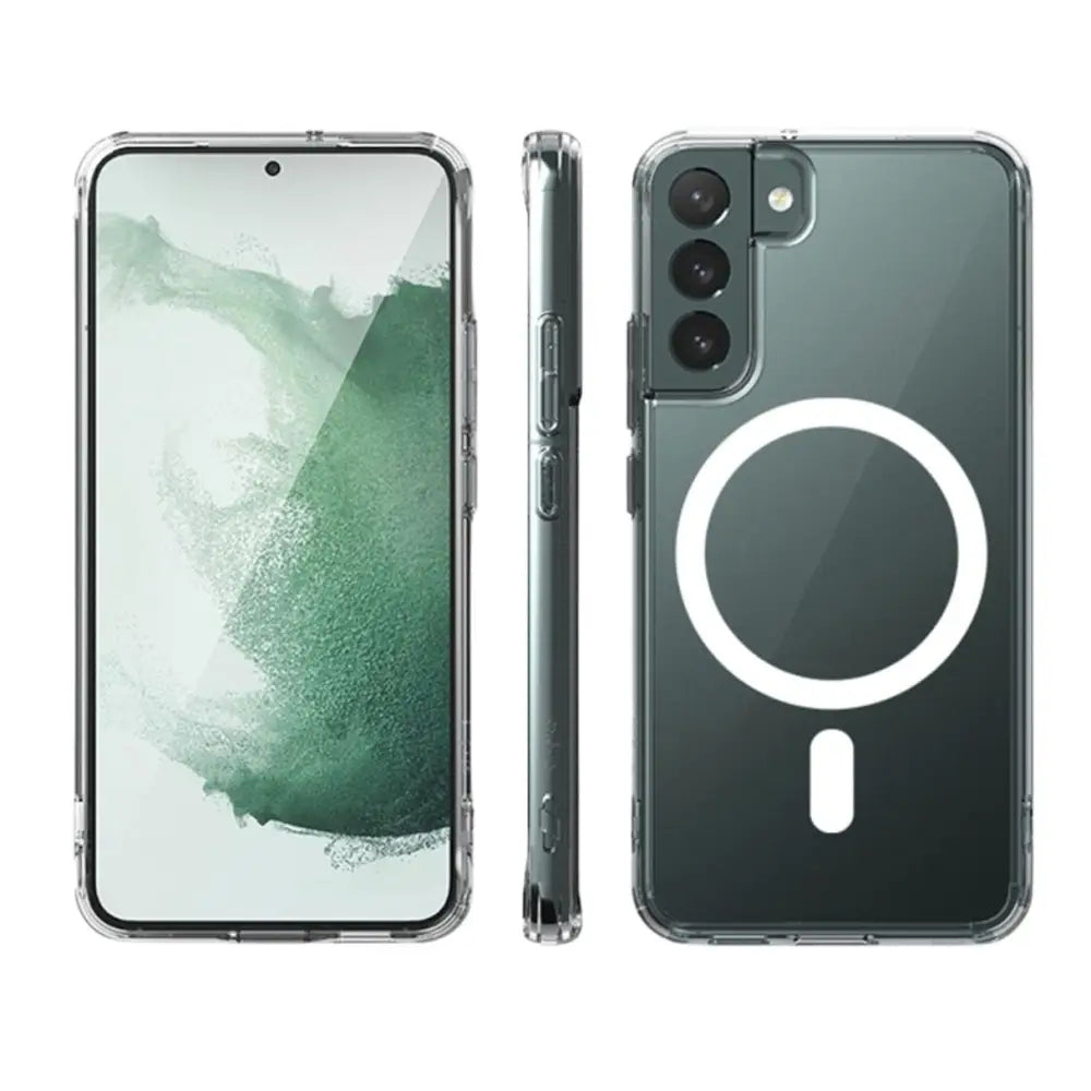 Samsung Galaxy S24 Plus MagSafe Suojakuori Läpinäkyvä