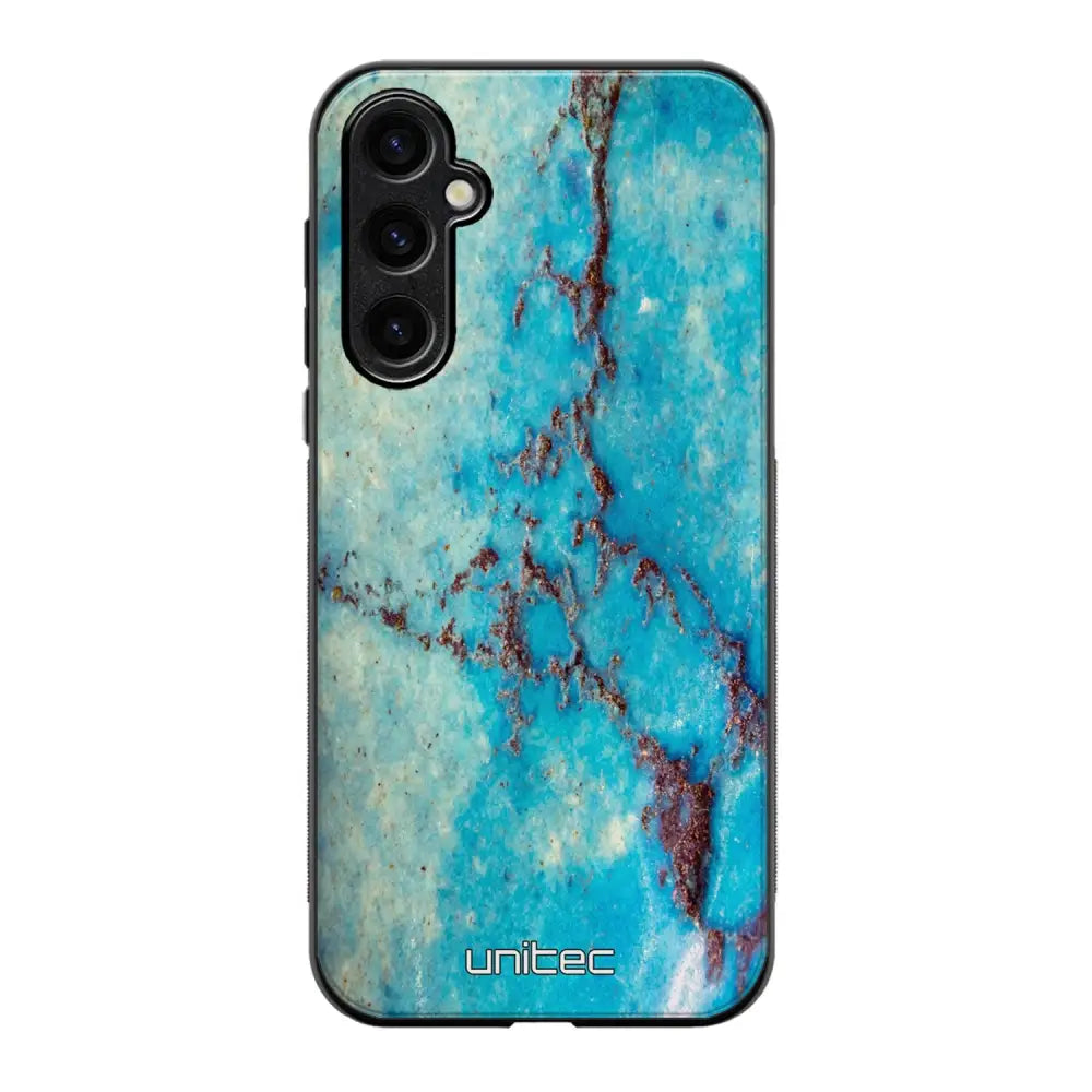 Samsung Galaxy S24 Plus marmori suojakuoret - Turquoise Marble - Ei