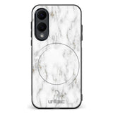 Samsung Galaxy S25 Edge marmori suojakuoret White Marble