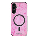 Samsung Galaxy S25 marmori suojakuoret - Light Pink Marble
