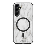 Samsung Galaxy S25 marmori suojakuoret - White Marble