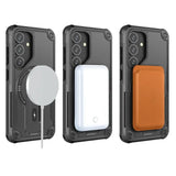 Samsung Galaxy S25 Plus Armor MagSafe kuoret - Musta