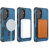 Samsung Galaxy S25 Plus Armor MagSafe kuoret - Sininen