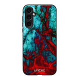 Samsung Galaxy S25 Plus marmori suojakuoret - Blue Red Marble - Ei