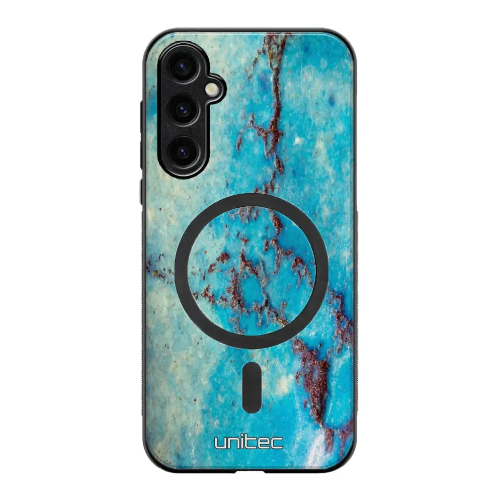 Samsung Galaxy S25 Plus marmori suojakuoret - Turquoise Marble