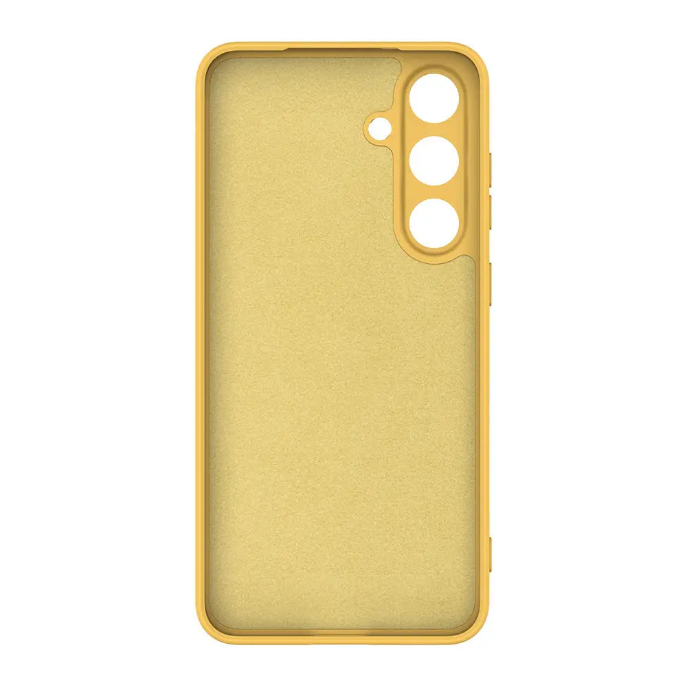 Samsung Galaxy S25 Silikonisuoja - Keltainen