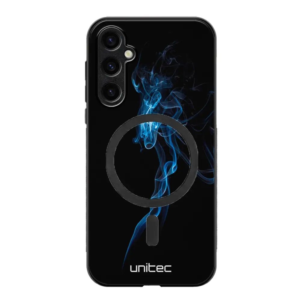 Samsung Galaxy S25 suojakuoret - Blue Smoke On Black