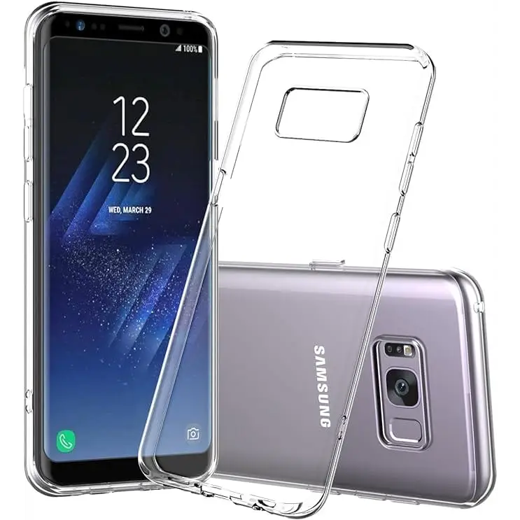 Samsung Galaxy S8 Silikonikuori - Läpinäkyvä