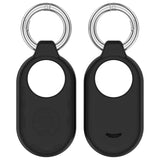 Samsung Galaxy SmartTag 2 Silikonikotelo avaimenperällä - Musta