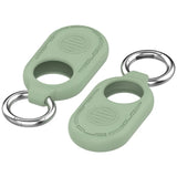 Samsung Galaxy SmartTag 2 Silikonikotelo avaimenperällä - Vihreä