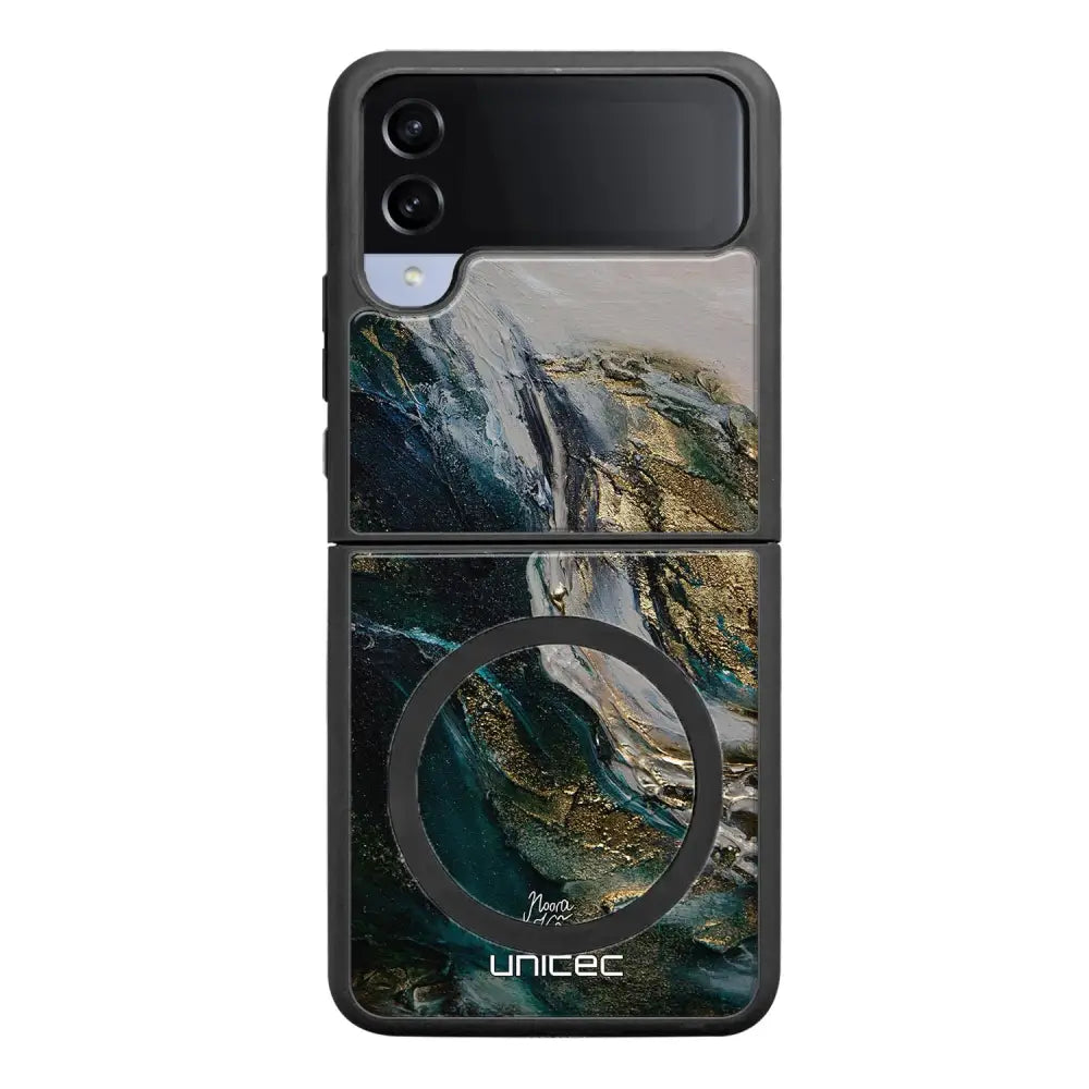 Samsung Galaxy Z Flip 4 luonnon lumo suojakuoret - Runaway - Noora Kämppi