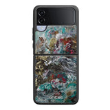 Samsung Galaxy Z Flip 4 modern art suojakuoret - Heart Knows - Noora Kämppi - Ei