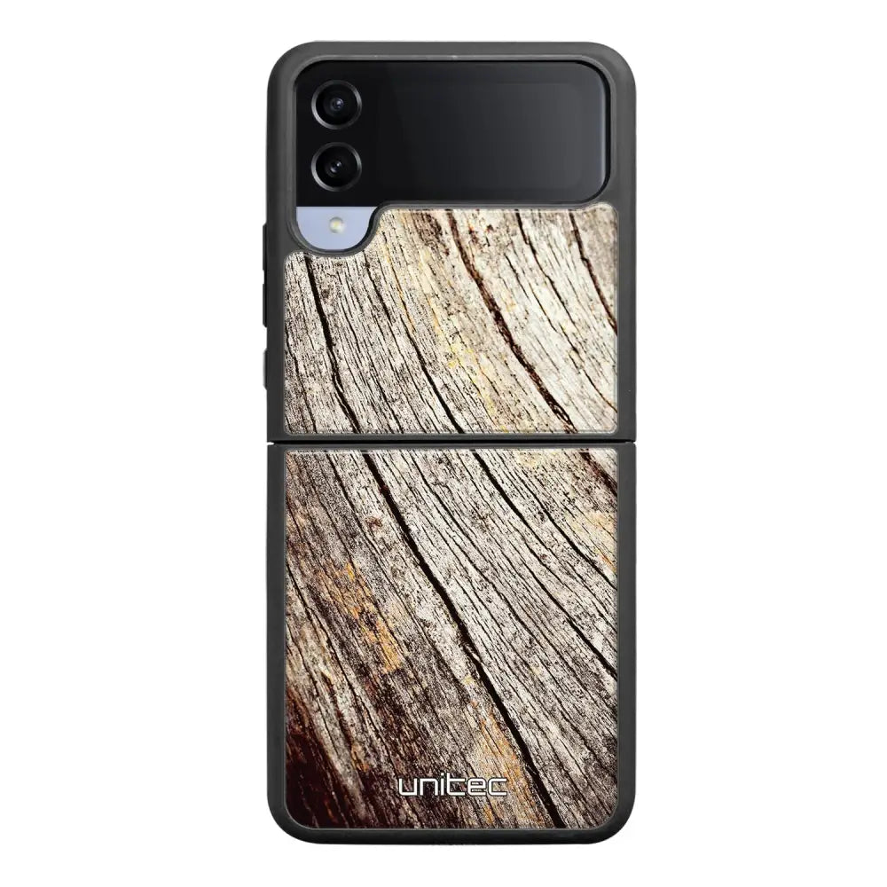 Samsung Galaxy Z Flip 4 suojakuoret - Wooden Stump - Ei