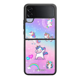 Samsung Galaxy Z Flip 4 suojakuoret - Yksisarvinen - Ei