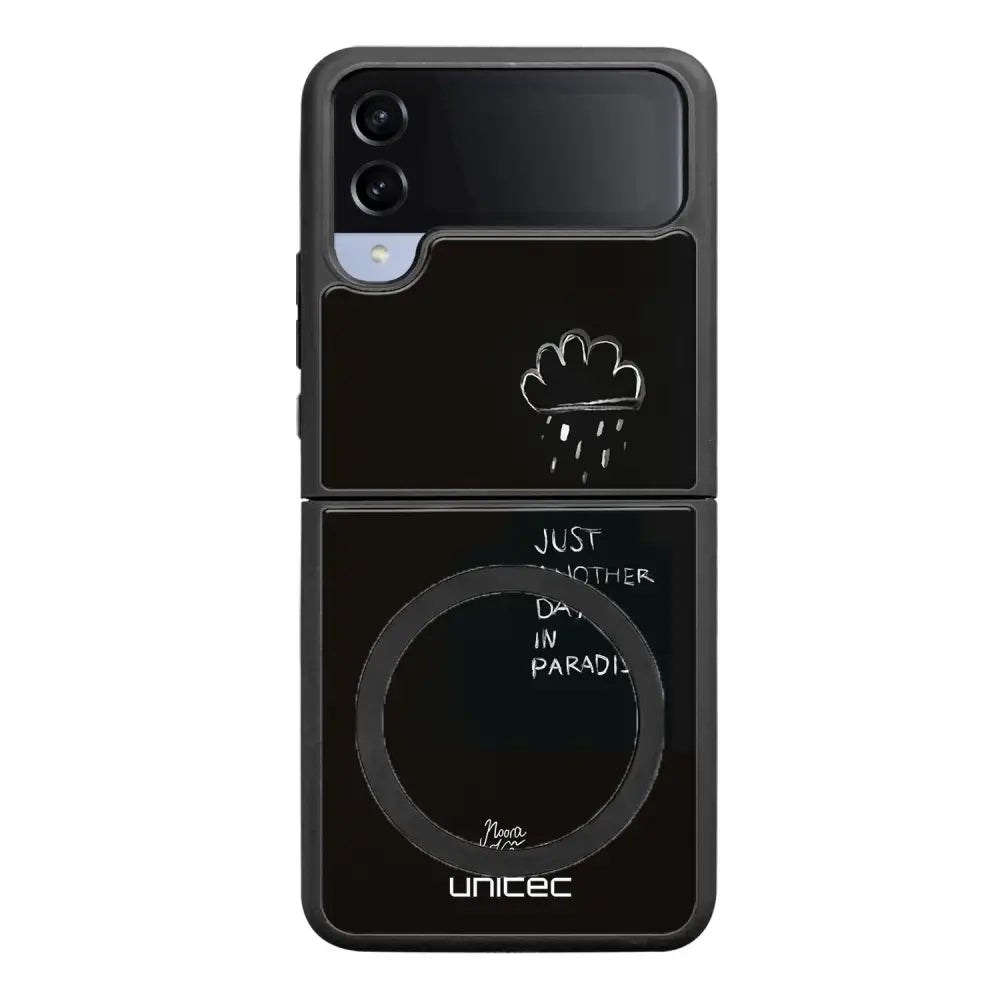 Samsung Galaxy Z Flip 4 surrealistic sadness suojakuoret - Just Another Day - Noora Kämppi