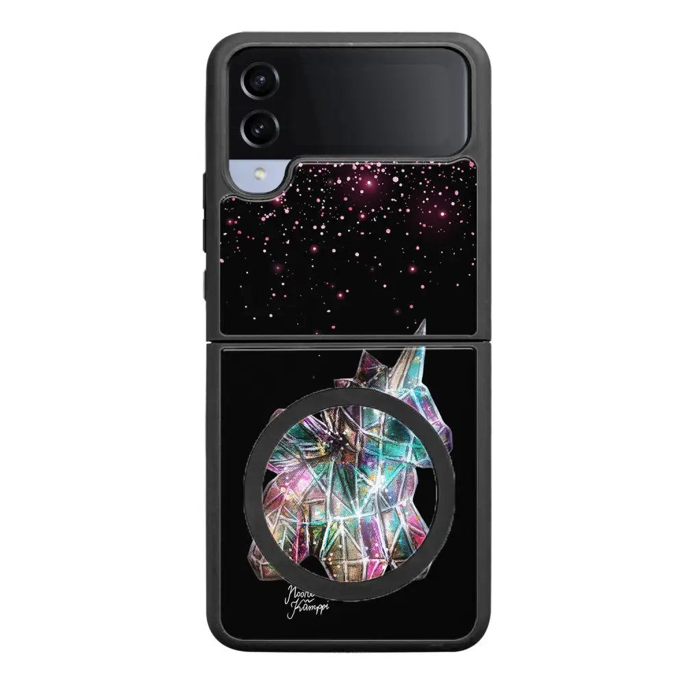 Samsung Galaxy Z Flip 4 unicorn suojakuoret - Pinkki - Noora Kämppi