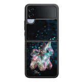 Samsung Galaxy Z Flip 4 unicorn suojakuoret - Sininen - Noora Kämppi - Ei
