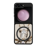 Samsung Galaxy Z Flip 5 kissa suojakuoret - Relaxing Cat