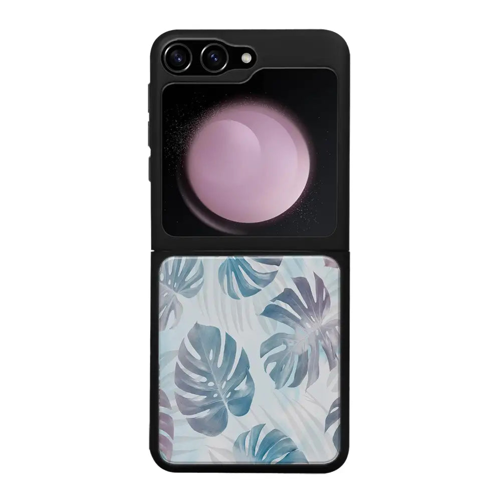 Samsung Galaxy Z Flip 5 kukka suojakuoret - Monstera Texture - Ei