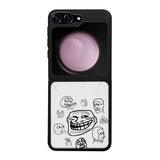 Samsung Galaxy Z Flip 5 meemi suojakuoret - Meemi - Ei