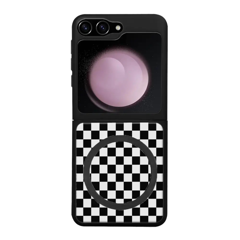 Samsung Galaxy Z Flip 5 suojakuoret - Black And White