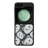 Samsung Galaxy Z Flip 6 kissa suojakuoret - Kittens - Ei
