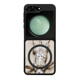 Samsung Galaxy Z Flip 6 kissa suojakuoret - Relaxing Cat