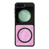Samsung Galaxy Z Flip 6 marmori suojakuoret - Light Pink Marble