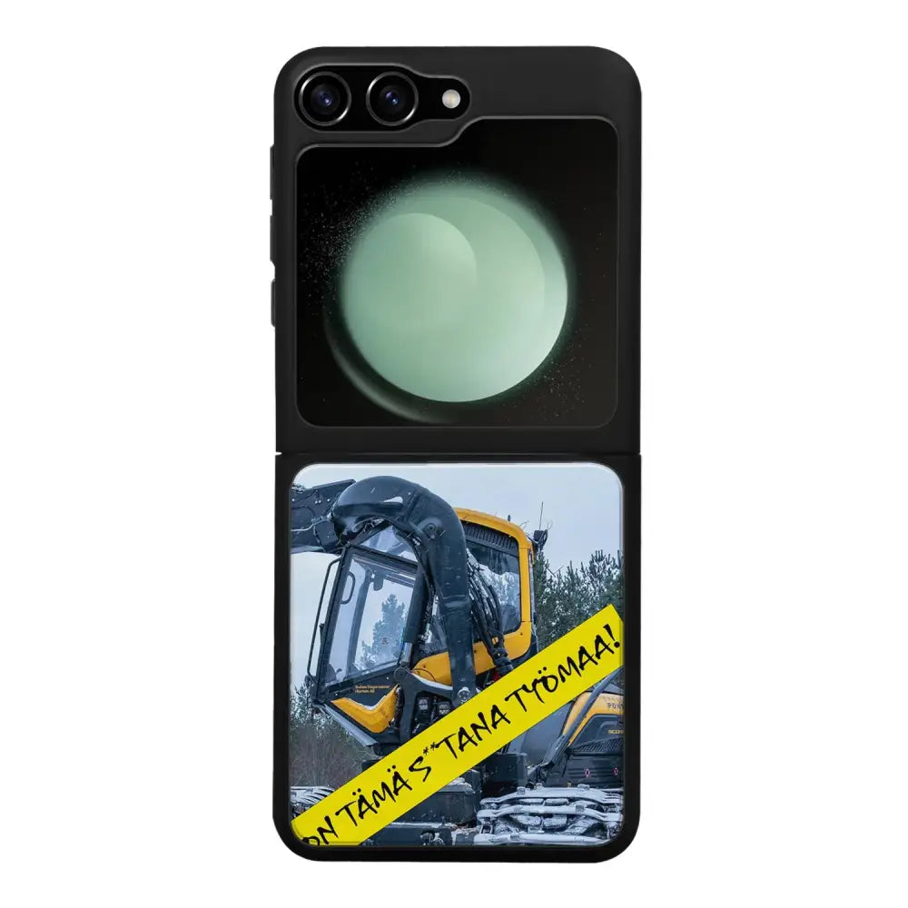 Samsung Galaxy Z Flip 6 meemi suojakuoret - Työmaa - Ei