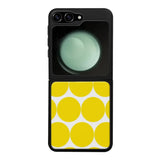 Samsung Galaxy Z Flip 6 pallo suojakuoret - Keltainen Pallo - Ei