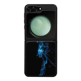 Samsung Galaxy Z Flip 6 suojakuoret - Blue Smoke On Black - Ei