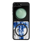 Samsung Galaxy Z Flip 6 suojakuoret - Painted Finnish Flag