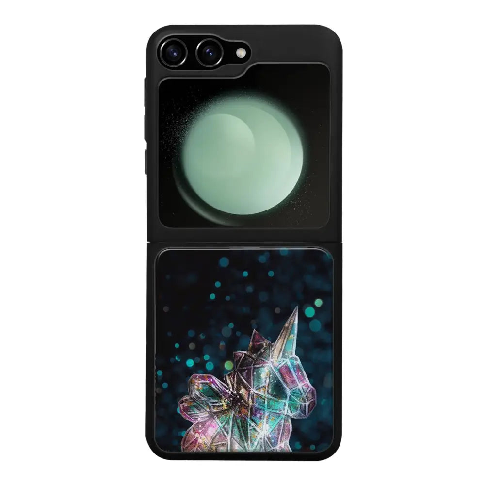 Samsung Galaxy Z Flip 6 unicorn suojakuoret - Sininen - Noora Kämppi - Ei