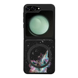 Samsung Galaxy Z Flip 6 unicorn suojakuoret - Valkoinen - Noora Kämppi