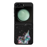 Samsung Galaxy Z Flip 6 unicorn suojakuoret - Valkoinen - Noora Kämppi - Ei