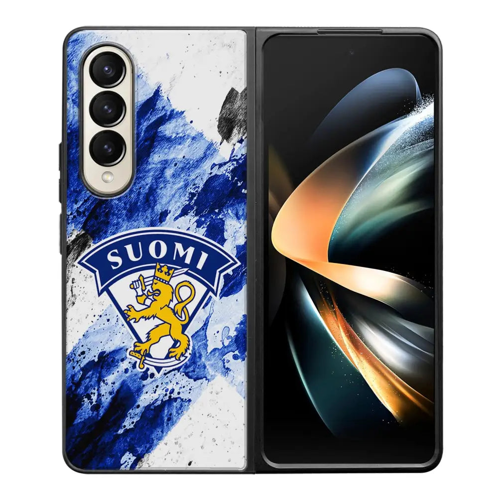 Samsung Galaxy Z Fold 4 jääkiekko suojakuoret - Leijonat - Ei