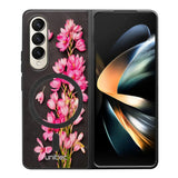 Samsung Galaxy Z Fold 4 kukka suojakuoret - Pink Flowers