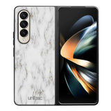 Samsung Galaxy Z Fold 4 marmori suojakuoret - White Marble - Ei